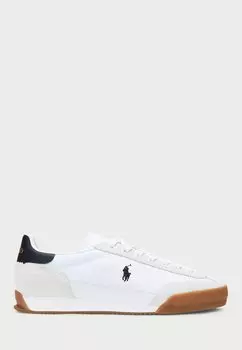Кроссовки HESTER SUEDE & CANVAS SNEAKER Polo Ralph Lauren, белый