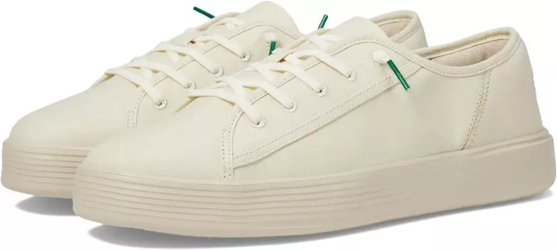 Кроссовки Hey Dude Cody Canvas, цвет White/Stucco