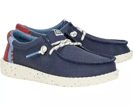 Кроссовки Hey Dude Kids Wally Break Hey Day, темно-синий