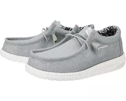 Кроссовки Hey Dude Kids Wally Canvas, серый