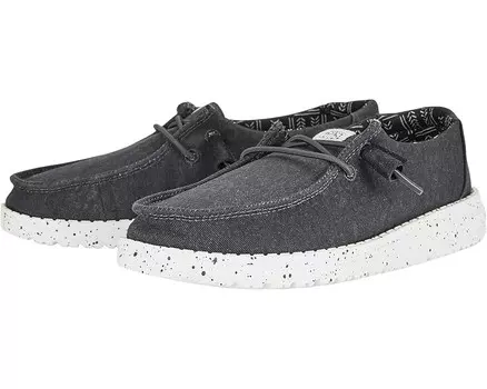 Кроссовки Hey Dude Kids Wendy Canvas, черный