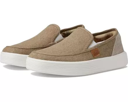 Кроссовки Hey Dude Sunapee Craft Linen, оливковый