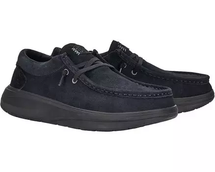 Кроссовки Hey Dude Wally COMF Suede, черный