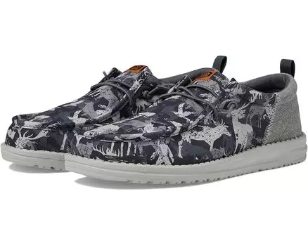 Кроссовки Hey Dude Wally Funk Hunt Camo, серый