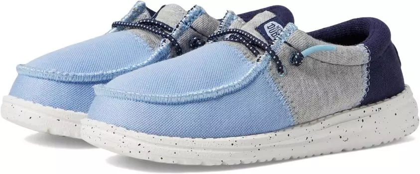 Кроссовки Hey Dude Wally Tri-Varsity, цвет Light Blue