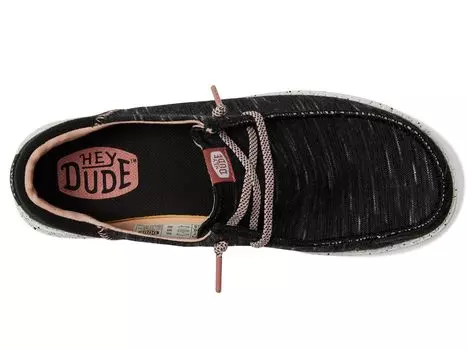 Кроссовки Hey Dude Wendy Funk Jersey, черный