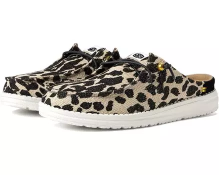 Кроссовки Hey Dude Wendy Slip Classic, цвет Leopard