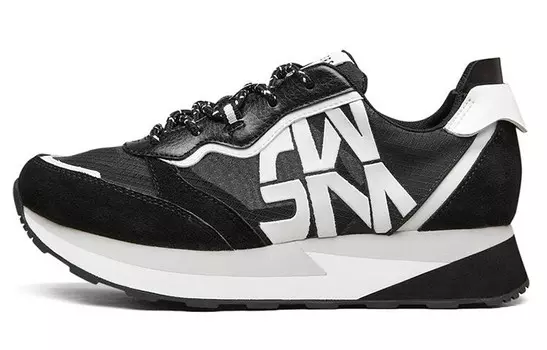 Кроссовки Heydayz женские с низким верхом, черные/белые Skechers
