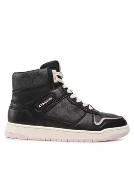 Кроссовки Hi Top Coated Canvas Coach, черный
