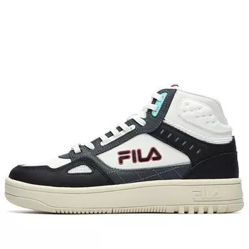 Кроссовки high-top black/white Fila, черный