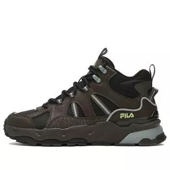 Кроссовки high top retro shoes 'black brown' Fila, черный