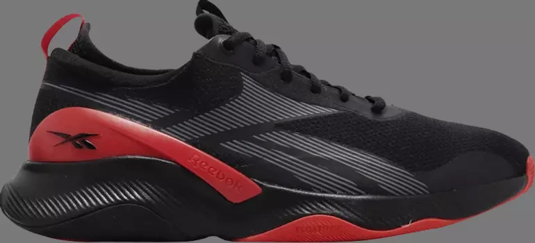 Кроссовки hiit tr 2.0 'black dynamic red' Reebok, черный