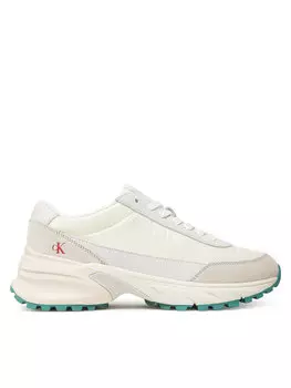 Кроссовки Hike Runner Mg Nylon Perl YW0YW01963 Calvin Klein Jeans, экрю