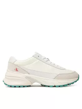 Кроссовки Hike Runner Mg Nylon Perl YW0YW01963 Calvin Klein Jeans, экрю