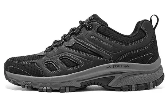 Кроссовки Hillcrest Hiking Shoes женские с низким верхом, черные Skechers