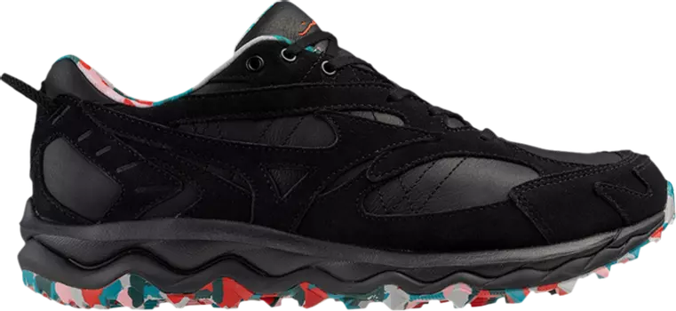 Кроссовки Hiroshi Nagai x Wave Mujin 'Black Multi-Color', черный