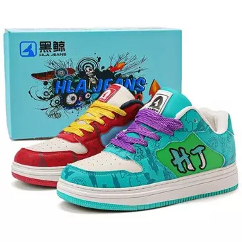 Кроссовки HLA JEANS Skateboarding Shoes Unisex Low-top, черный