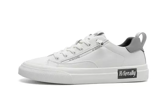 Кроссовки HLA Skateboarding Shoes Men Low-top, белый