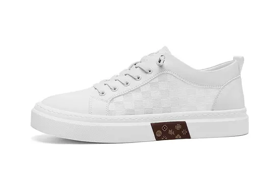 Кроссовки HLA Skateboarding Shoes Men Low-top, белый