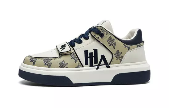 Кроссовки HLA Skateboarding Shoes Men Low-top, синий