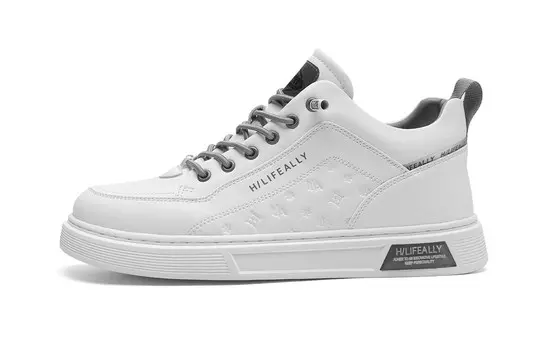 Кроссовки HLA Skateboarding Shoes Men Mid-top, коричневый