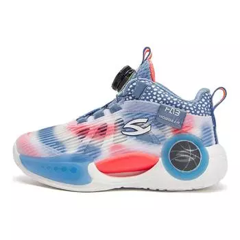 Кроссовки HOBIBEAR Kids Basketball Shoes Kids Mid-top, голубой