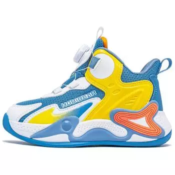 Кроссовки HOBIBEAR Kids Basketball Shoes Kids Mid-top, зеленый