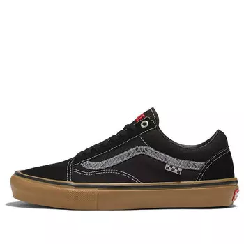 Кроссовки hockey x old skool 'snakeskin' Vans, черный