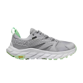Кроссовки HOKA Anacapa Low GORE-TEX 'Harbor Mist Lime Glow', серый