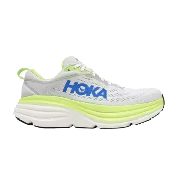 Кроссовки HOKA Bondi 8 2E Wide Stardust Lettuce, серый