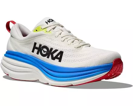 Кроссовки Hoka Bondi 8, цвет Blanc De Blanc/Virtual Blue