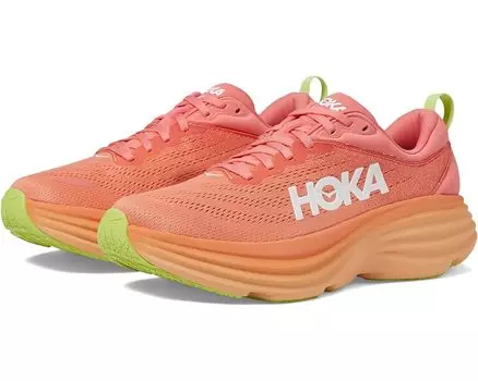 Кроссовки Hoka Bondi 8, цвет Coral/Papaya