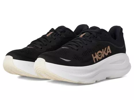 Кроссовки Hoka Bondi 9, цвет Black/Rose Gold