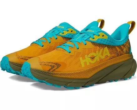 Кроссовки Hoka Challenger 7 GORE-TEX, цвет Golden Yellow/Avocado