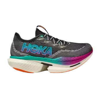 Кроссовки HOKA Cielo X1 Black Electric Aqua, черный