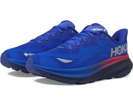 Кроссовки Hoka Clifton 9 GTX, цвет Dazzling Blue/Evening Sky