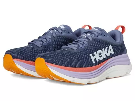 Кроссовки Hoka Gaviota 5, цвет Anchor/Grapefruit