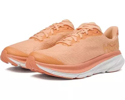 Кроссовки Hoka Kids Clifton 9, цвет Cantaloupe/White