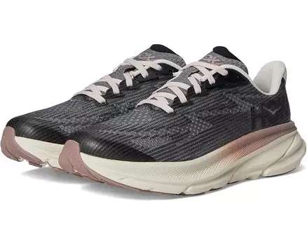 Кроссовки Hoka Kids Clifton 9, цвет Obsidian/Quartzite