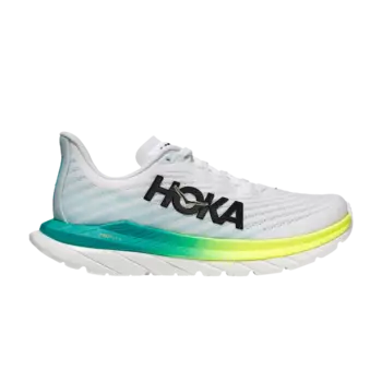 Кроссовки HOKA Mach 5 2E Wide 'White Blue Glass', белый