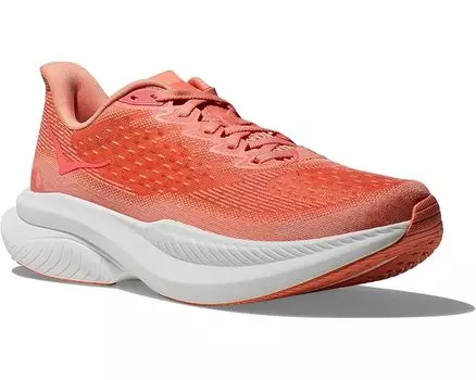 Кроссовки Hoka Mach 6 LA, цвет Guava/White