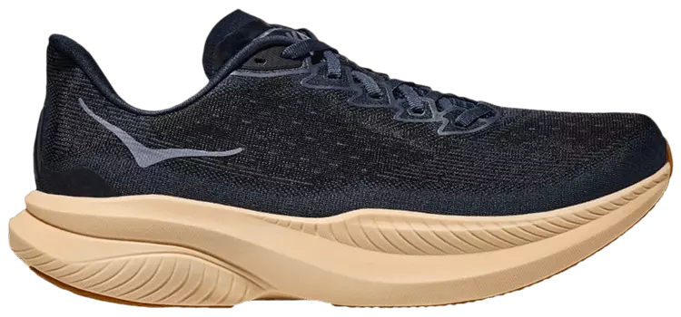 Кроссовки HOKA Mach 6 'Varsity Navy Black', черный