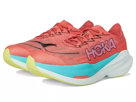 Кроссовки Hoka Mach X 2, цвет Electric Coral