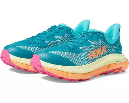Кроссовки Hoka Mafate Speed 4, цвет Deep Lake/Ceramic