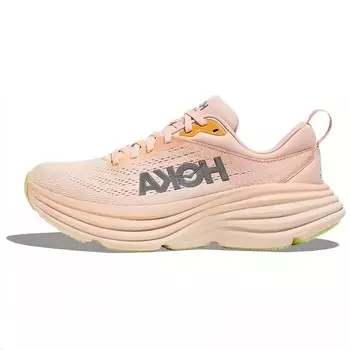 Кроссовки HOKA ONE ONE Bondi 8 Cream Vanilla Women's, черный