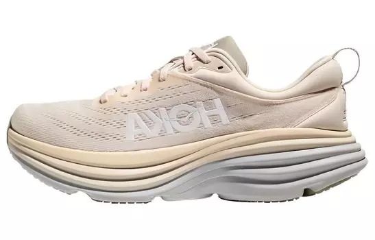 Кроссовки HOKA ONE ONE Bondi 8 Oat Milk Barley, цвет Off-white