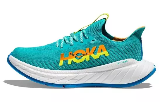 Кроссовки HOKA ONE ONE Carbon X 3 Ceramic Evening Primrose, цвет Aloe Wash/Hazelnut/Feather Gray