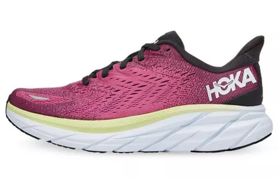 Кроссовки HOKA ONE ONE Clifton 8 Ibis Rose Pink Green Women's