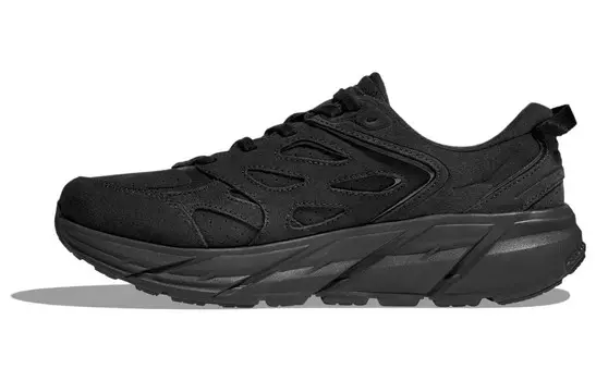 Кроссовки HOKA ONE ONE Clifton L Suede Black All Gender, черный