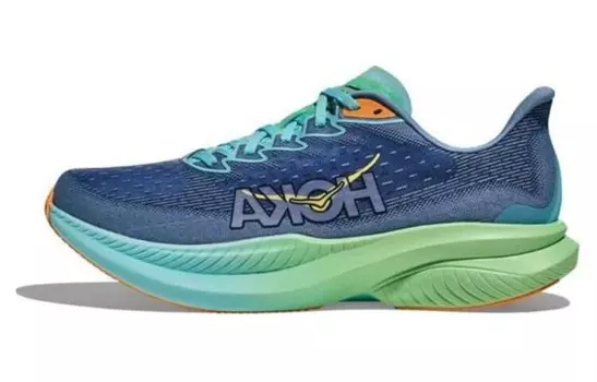 Кроссовки HOKA ONE ONE Mach 6 Dusk Shadow, зеленый